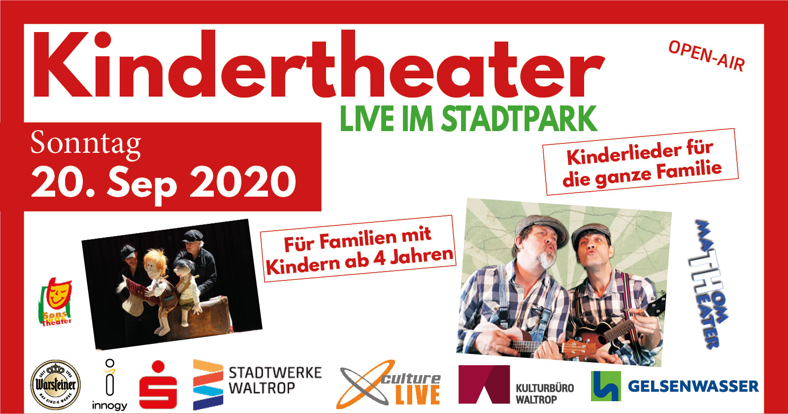 Kindertheater Live Im Stadtpark